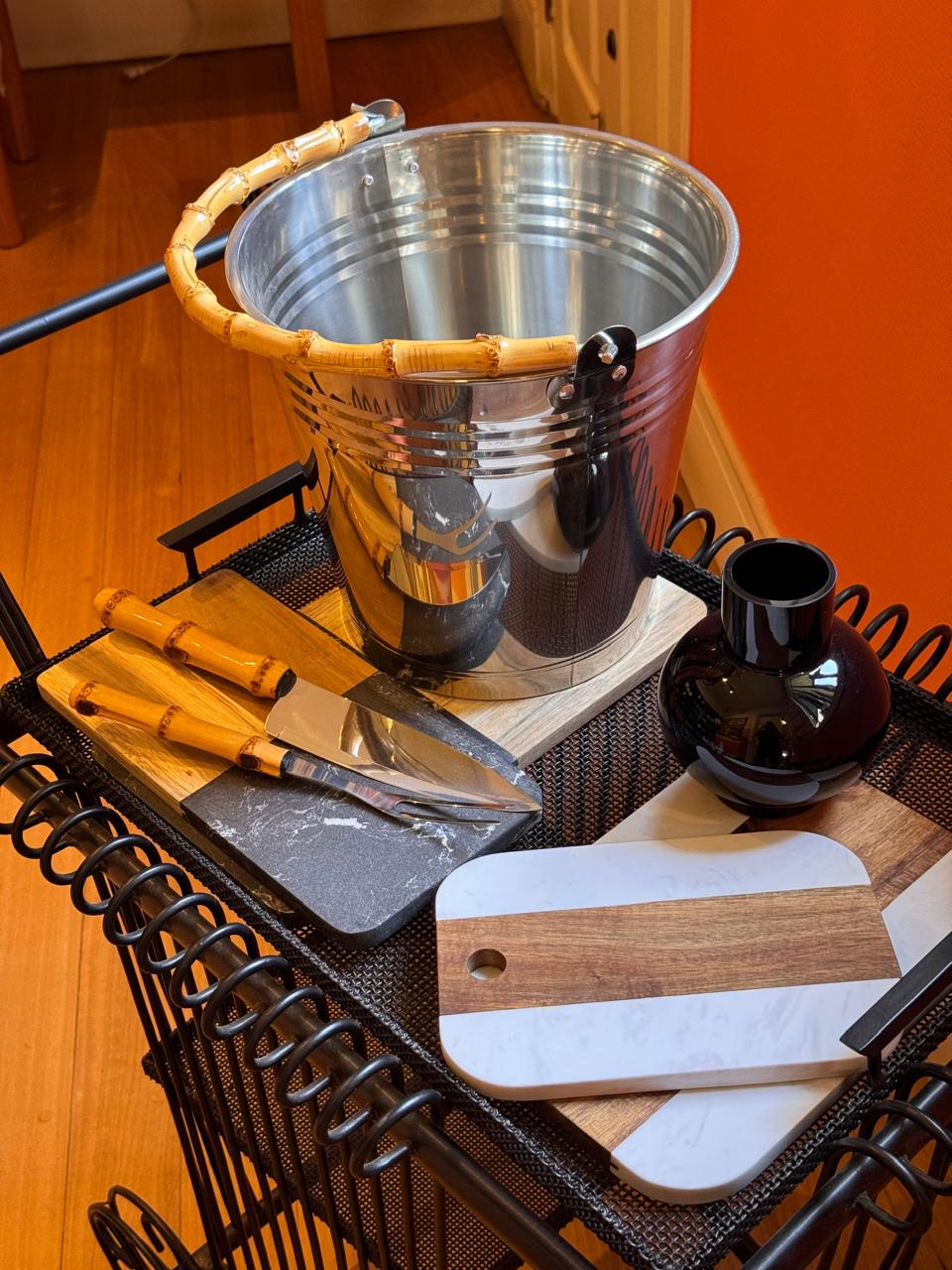 Tábua de Madeira Mármore P