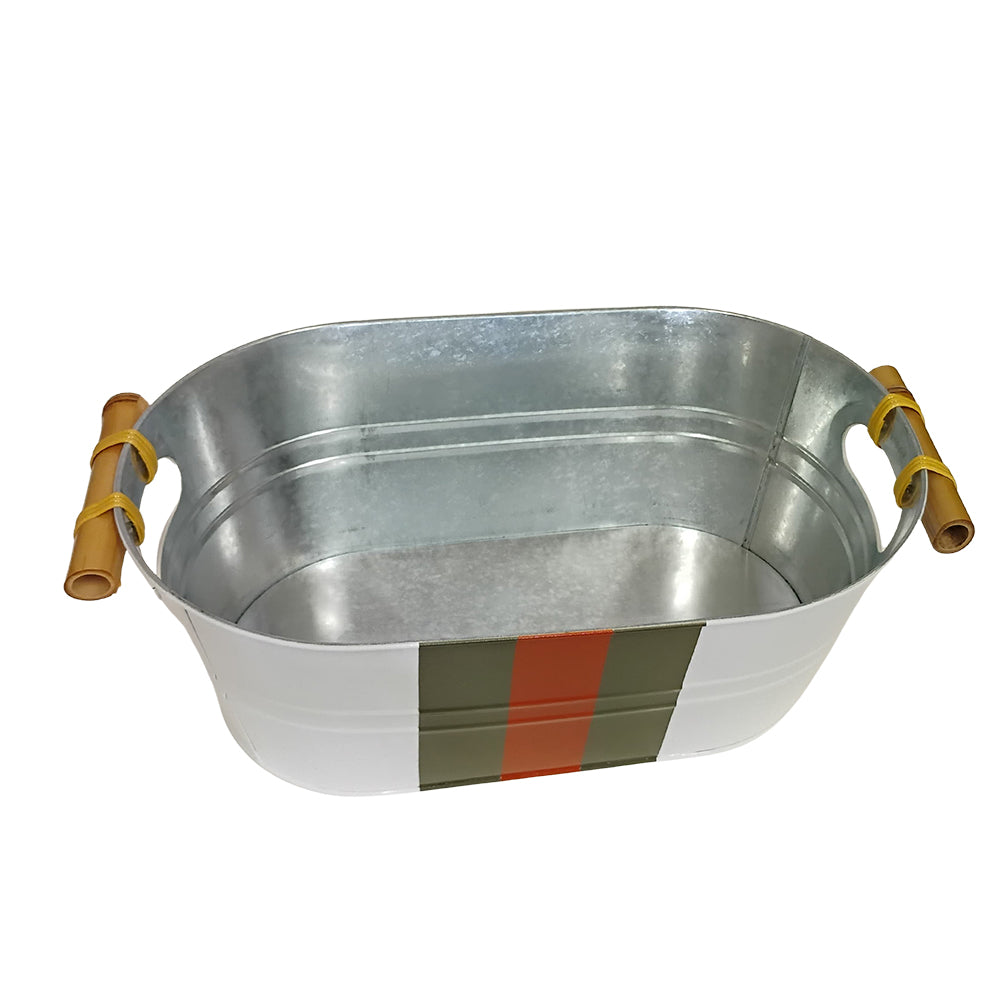 Balde de Gelo Galvanizado Oval