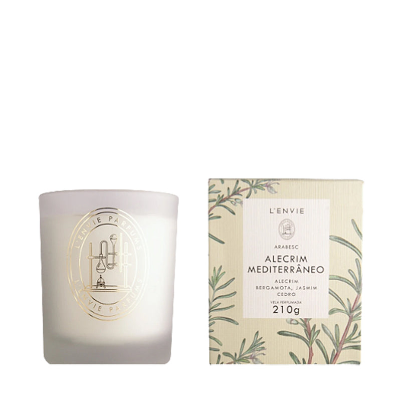 Vela Perfumada Alecrim Mediterrâneo 210 gr