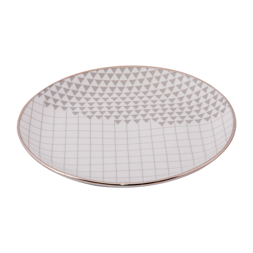 Prato Porcelana Sobremesa Grid