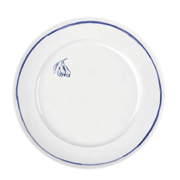 Jogo 6 Pratos Rasos porcelana "Prato Fundo"