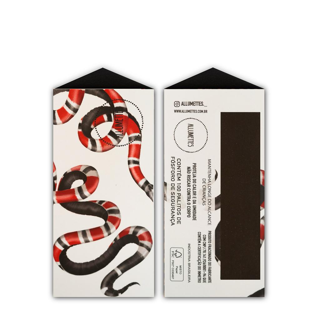 Caixa de fósforo Snake Prisma Allumetes