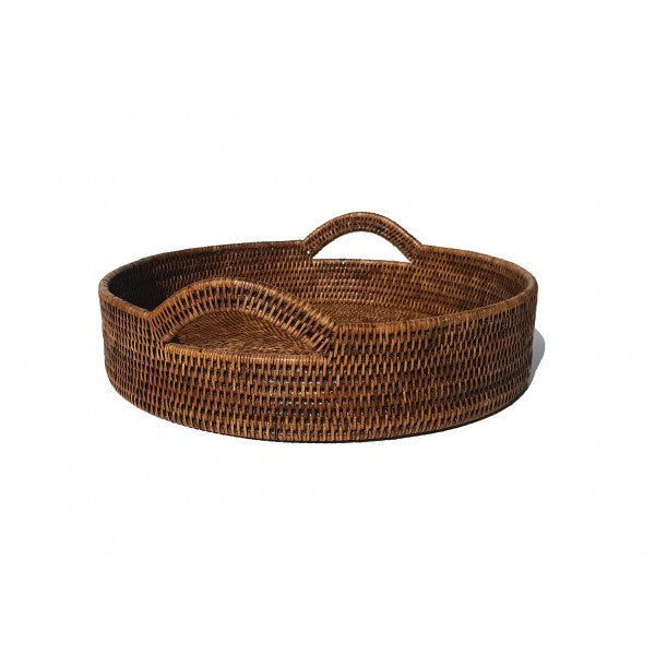 Bandeja Junco Natural Redonda