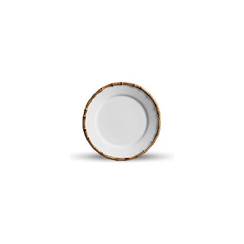 Set 6 pratos sobremesa bambu flat naturall
