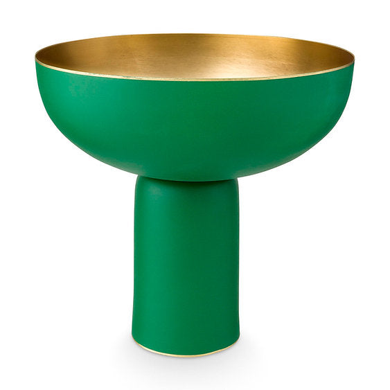 Bandeja Alta Metal Verde Fosco - Home Accessories