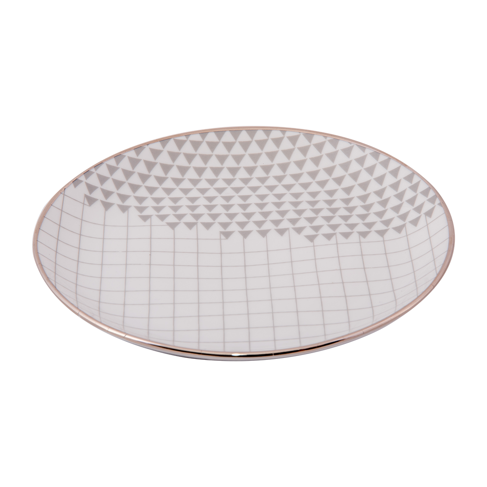 Prato Porcelana Sobremesa Grid