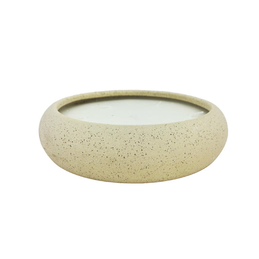 Vela Aromatizada Vanilla em Cerâmica Bege