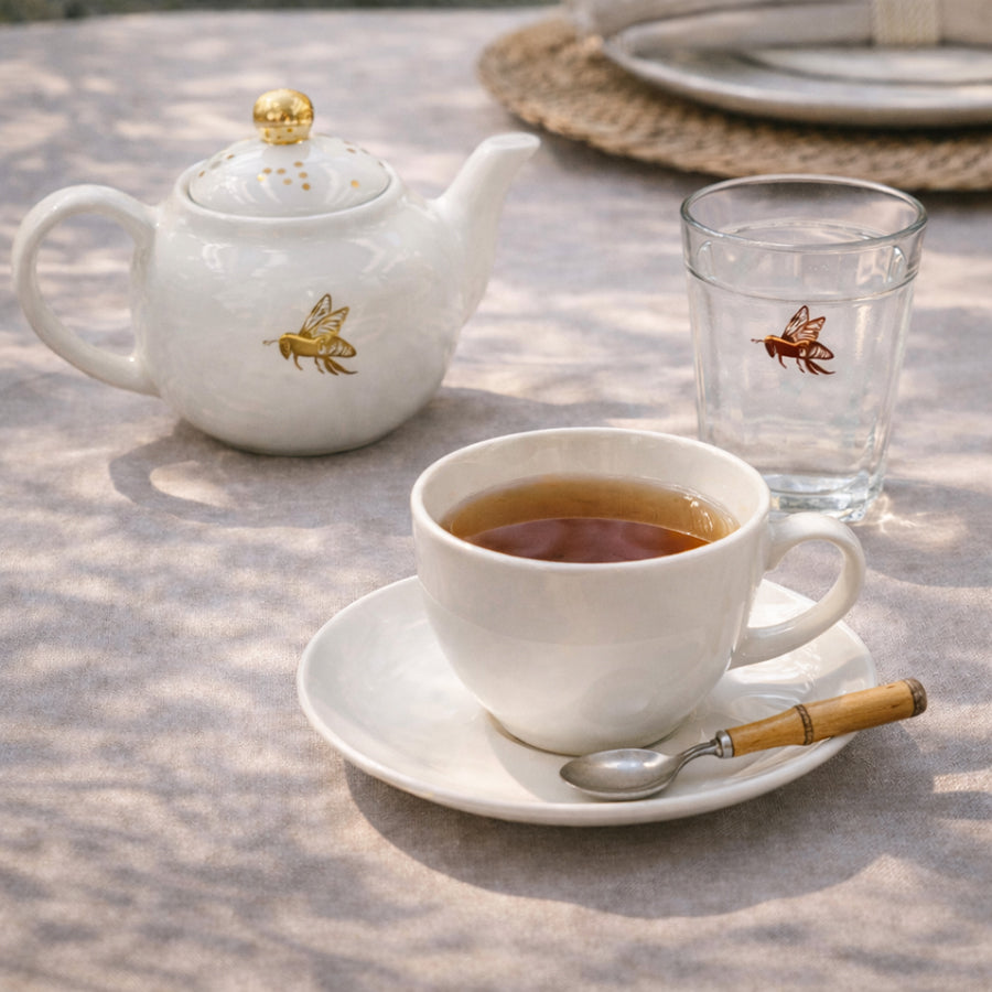 Set 4 Copos Americano Abelhinha Ouro