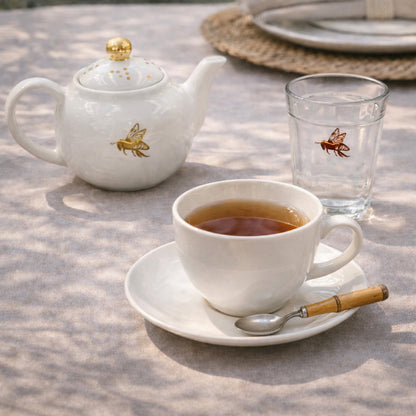 Set 4 Copos Americano Abelhinha Ouro