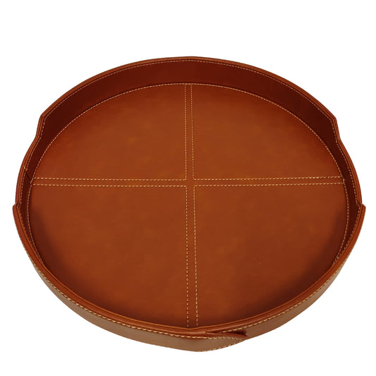 Bandeja Redonda Caramelo G