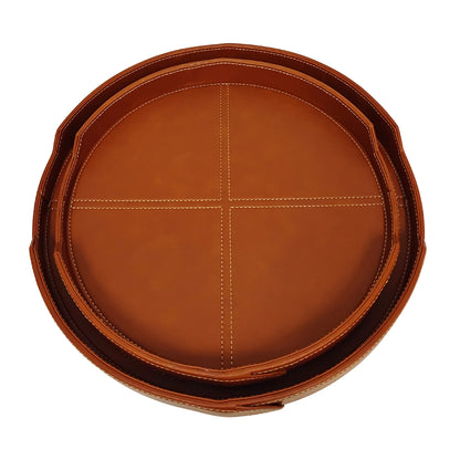 Bandeja Redonda Caramelo P