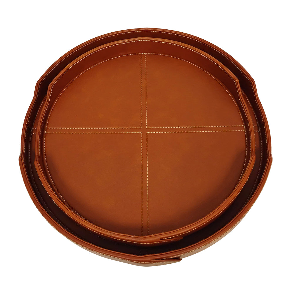 Bandeja Redonda Caramelo G
