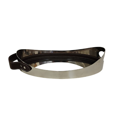 Bandeja Aço Inoxidável Couro