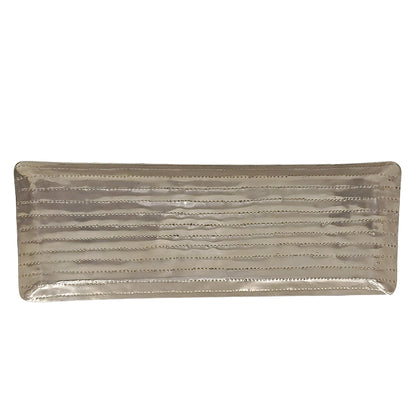 Bandeja Retangular Prateada