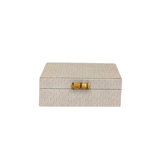 Caixas Off White Bambu P