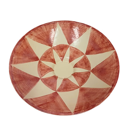 Centro de Mesa Oriental Vermelho