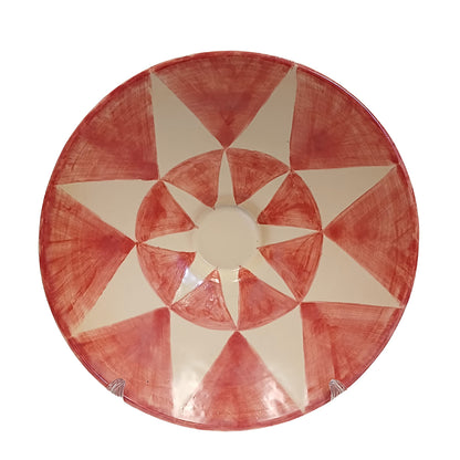 Centro de Mesa Oriental Vermelho