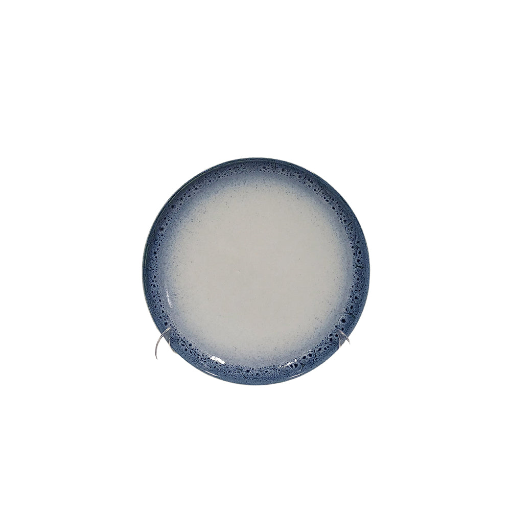 Conjunto 6 Pratos de Sobremesa Borda Azul