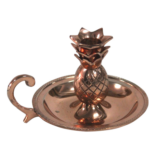 Castiçal - Abacaxi em Cobre