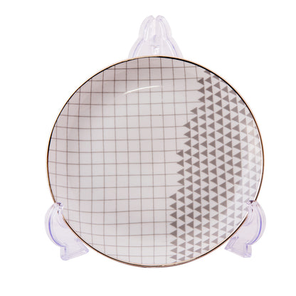 Prato Porcelana Sobremesa Grid