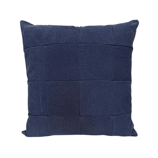 Almofada Patchwork Lona Azul