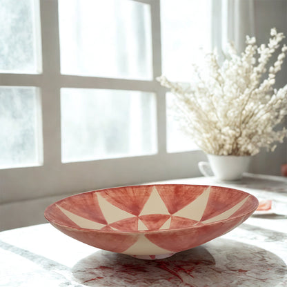 Centro de Mesa Oriental Vermelho