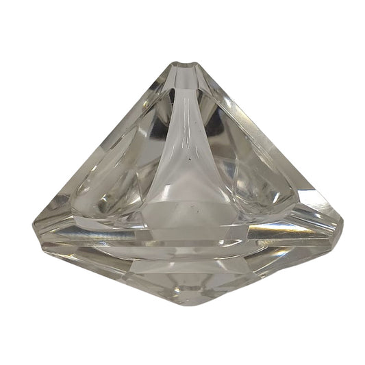 Cinzeiro Cristal Triangular Transparente