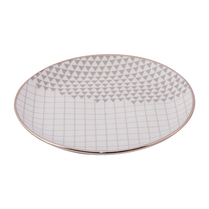 Prato Porcelana Sobremesa Grid