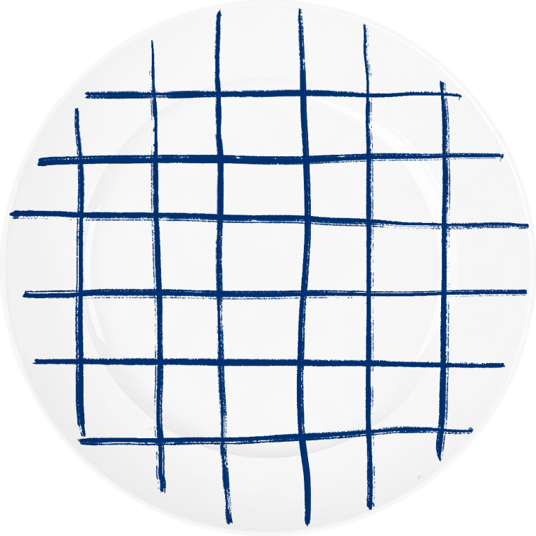 Jogo 6 pratos Sobremesa Porcelana