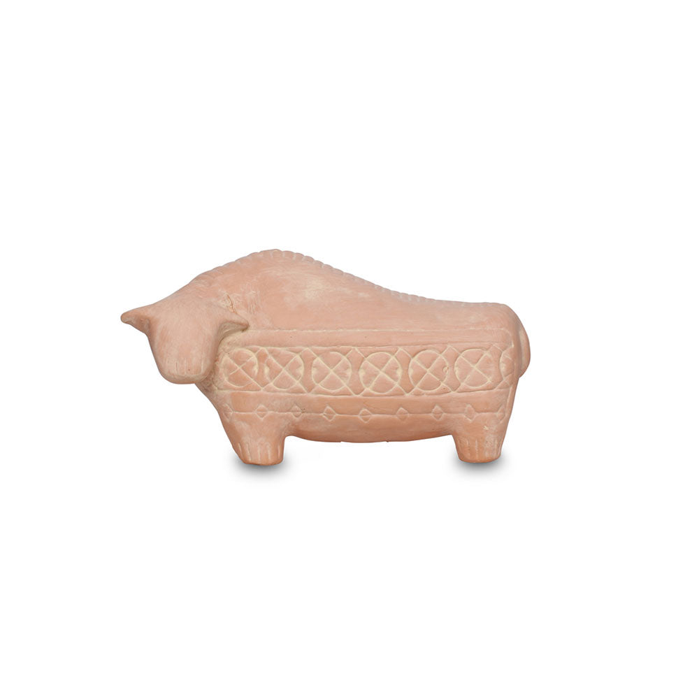 Escultura Gado em Terracota