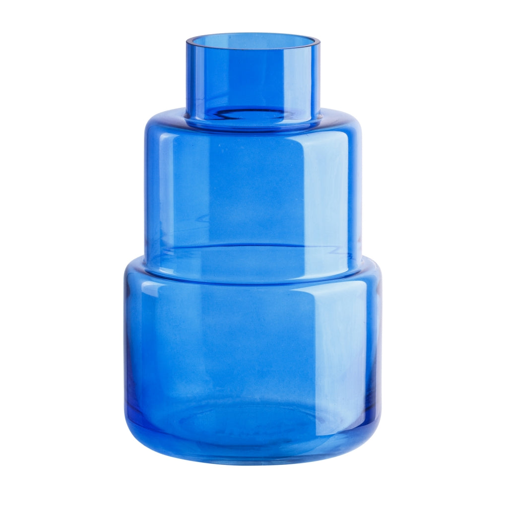 Vaso  vidro *STEP POLS* azul