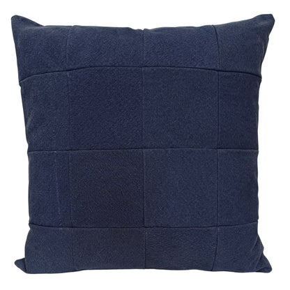 Almofada Patchwork Lona Azul