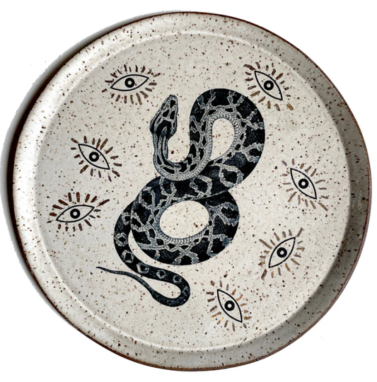Prato com Borda Snake Mística