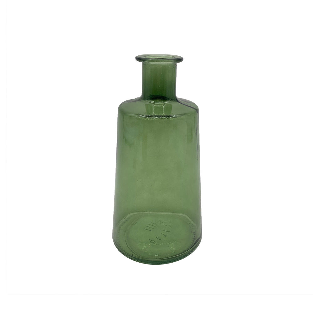 Garrafa Decorativa em Vidro Verde