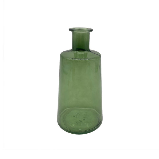 Garrafa Decorativa em Vidro Verde