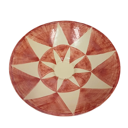 Centro de Mesa Oriental Vermelho