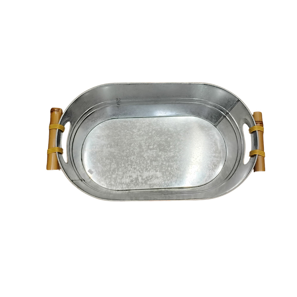 Balde de Gelo Galvanizado Oval