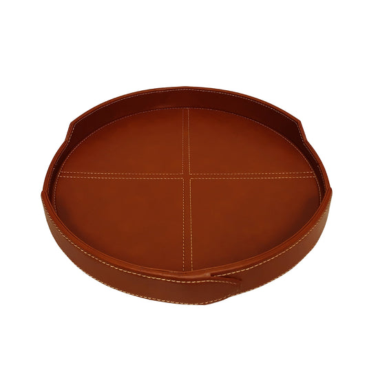 Bandeja Redonda Caramelo P