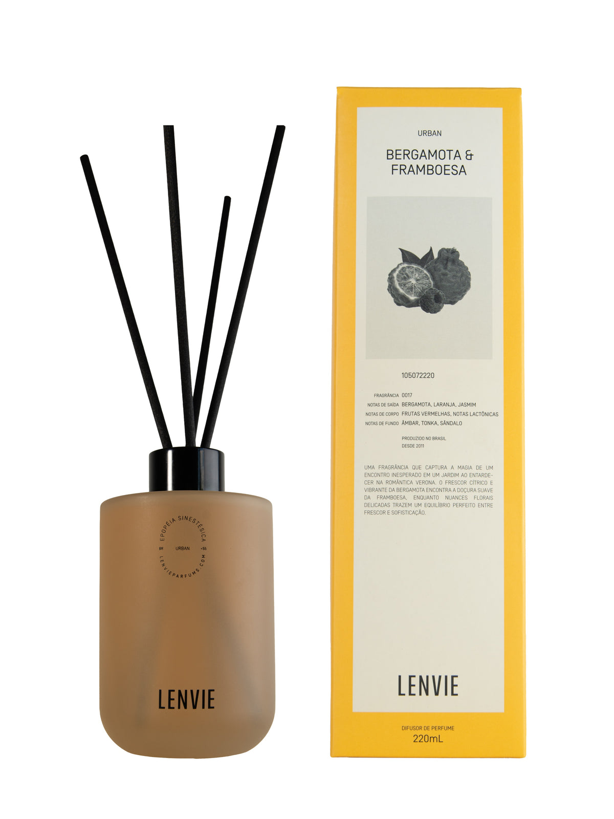 Difusor de Perfume Bergamota & Framboesa