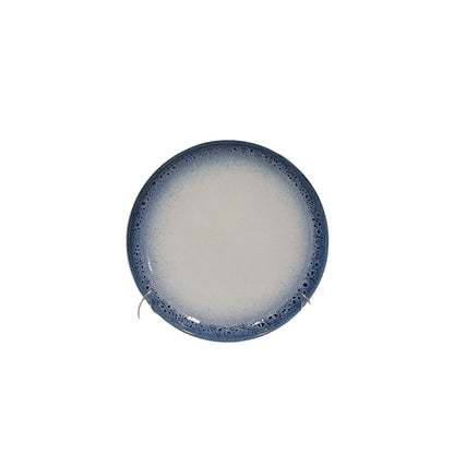 Conjunto 6 Pratos de Sobremesa Borda Azul