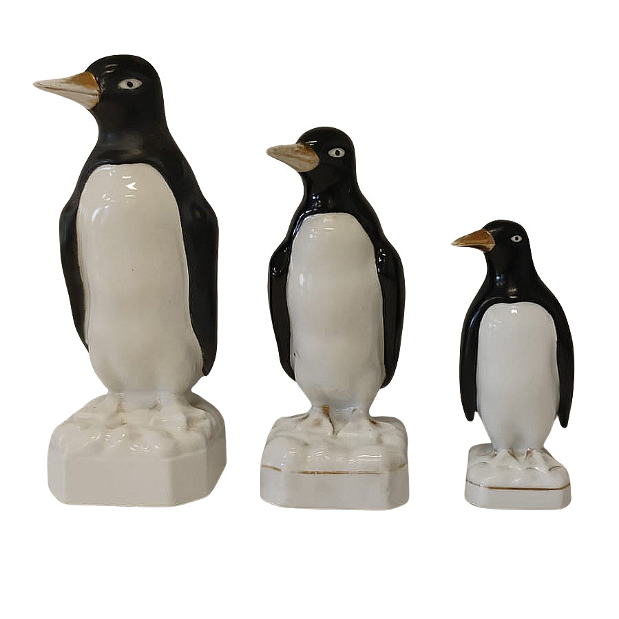 Set 3 Pinguins Porcelana Dec 60